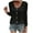 Black, variant on XUNKUSGA Long Sleeve Tops for Women Plus Size U Neck Eyelet Button Up Shirts Trendy Single Breasted Solid Color Tunic Tops