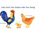 thumbnail image 2 of Chicken Yard Art Metal Stakes - Garden Decor Black Rooster Silhouette Stake for Yards, Patio, Outdoor Spring Decor - Set of 3 Metal Animal Lawn Decora, 2 of 4