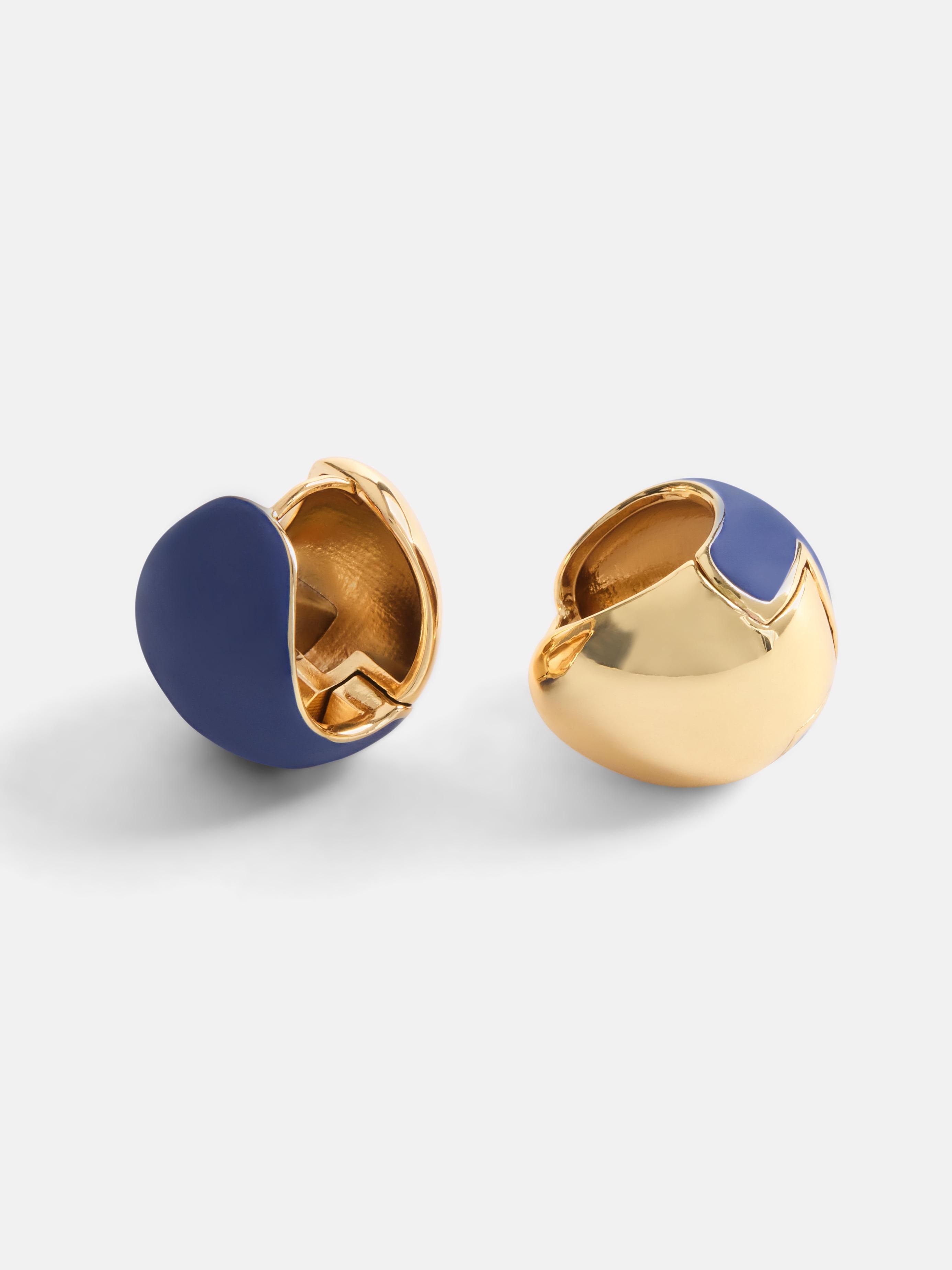 Free Assembly Women's Two Tone Hoop Earrings