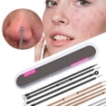 thumbnail image 4 of 4 Types/Set Stainless Acne Needle Blackhead Comedone Care Remover Tools, 4 of 8