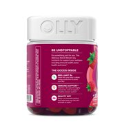 OLLY Womens Multivitamin Gummy Supplement, Vitamins A, D, C, E, Biotin, Folic Acid, 130 Count