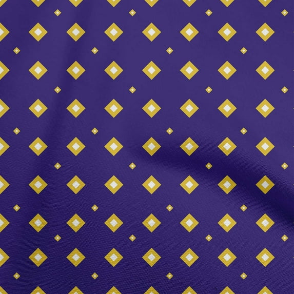 oneOone Cotton Jersey Dark Purple Fabric Block Sewing Fabric By The Yard Printed Diy Clothing Sewing Supplies 58 Inch Wide