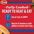 thumbnail image 6 of Tyson Breaded White Meat Chicken Patties, 54 oz (Frozen, Fully Cooked), 6 of 11