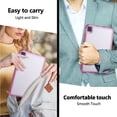 thumbnail image 7 of Decase Durable Transparent Tablet Case for iPad Pro 13 2024,Slim, Shockproof & Lightweight Protective Cover,Scratch-Resistant,for iPad Pro 13 2024 Hybrid PC+TPU Clear Rugged Tablet Cover,Pink, 7 of 7