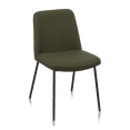 thumbnail image 1 of Bouclair Khaki Fabric and Metal Dining Chair, 1 of 10