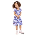 thumbnail image 2 of Hello Kitty Toddler Girl Allover Print Dress with Short Sleeves, Sizes 12M-5T, 2 of 7