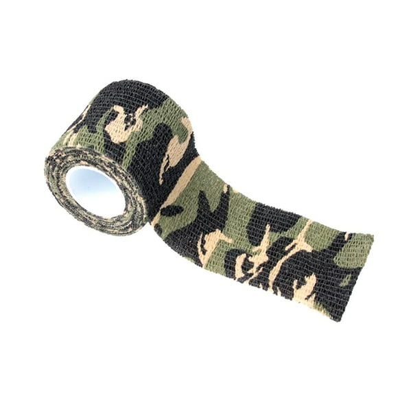 Cinta De Camuflaje Silenciadora De 10m - Tela Algodón Autoadhesiva, 5.1cm Ancho, Para Caza Y Actividades Outdoor