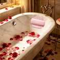 thumbnail image 6 of Tarmeek Full Body Bath Pillow for Bathtub, Non-Slip Spa Bath Pillow with PP Cotton Filling, Pink Ergonomic Headrest Neck Shoulder and Back Support Cushion for Relaxing Soaking, 6 of 6