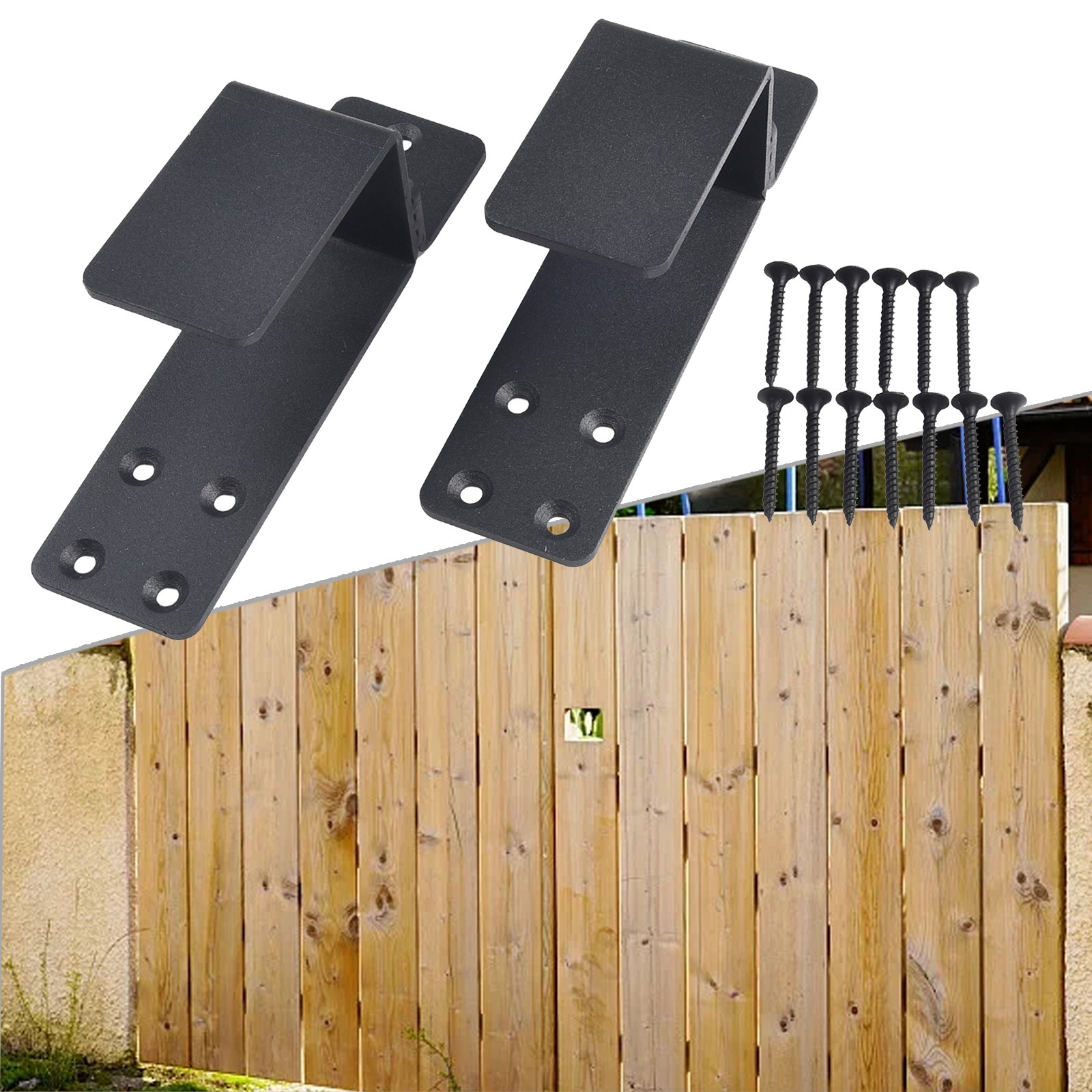 Ana Door Barrier Bracket Alloy Steel Upgraded Door Barrier Safety Rod U Shape Design Suitable For 2x4 Wood Home Hardware Home Decor