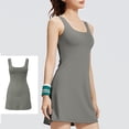 thumbnail image 1 of Ovzne Robes Grande Taille pour Femmes Courbes Robe de Sport Tennis avec Rembourrage Robe de Yoga Printemps en Liquidation, 1 of 6