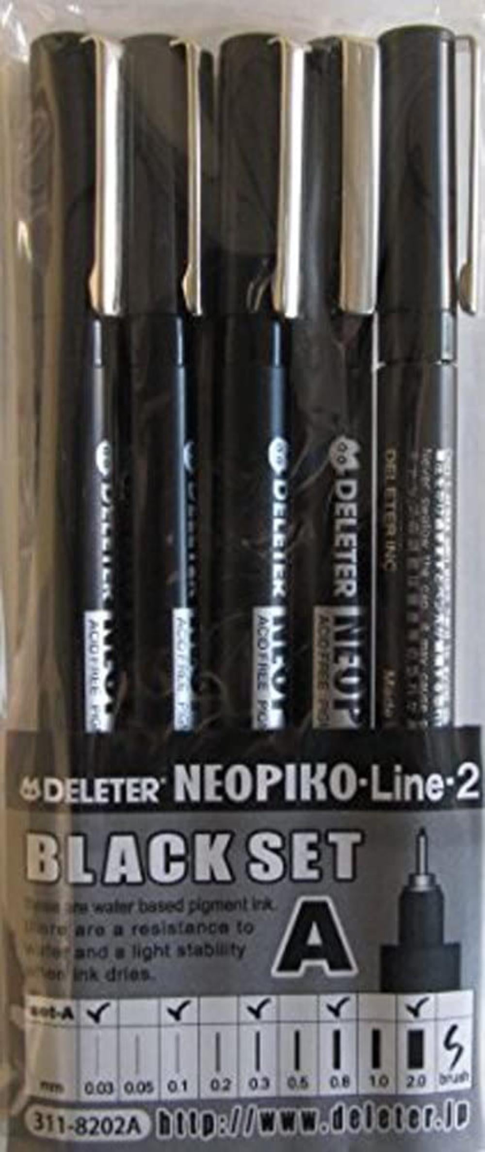 Made in Japan DELETER Neopiko Line-3 Black A set 
