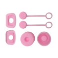 thumbnail image 2 of Tapón antiderrames, juego de tapones de silicona antiderrames, tapa para botella de vacío, pajita reutilizable Rosa, 2 of 8