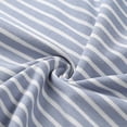 thumbnail image 4 of Xuemjiao Womens Blouses Casual Women's Long Sleeve Square Neck Shirts 2024 Fall Causal Trendy Striped Tops Womens Tops Womans Blouses Blusas Mujer (Navy Blue,XXL), 4 of 5