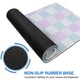 thumbnail image 6 of Pastel Checkered Mouse Pad: Cute Boho Style, Anti-Slip – Perfect for Home Offices and Adds Aesthetic Appeal to Computer & Laptop Setups, Size 31.5x11.8in., 6 of 7