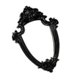 thumbnail image 2 of Werulen Halloween Photography Black Mini Photo Frame, Vintage Baroque Relief Empty Frame Prop, Spooky Display Background for Parties, Decorative Ornate Photo Frame, Gothic Style Picture Frame, 2 of 6