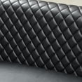 thumbnail image 6 of 50" Faux Leather Small Barrel Love Seat Settee, Diamond Tufted Back Compact Loveseat Sofa with Nailhead Trim, Modern 2-Seater Couch with Solid Wood Legs for Small Spaces, Apartments, Black, 6 of 15