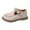 White, variant on EnJoCho Fashion Autumn Leather Shoes toddler Girls Casual Shoes Thick Sole Round toe Buckle Dress Shoes Children School Sports Shoes Indoor Outdoor Wear Black