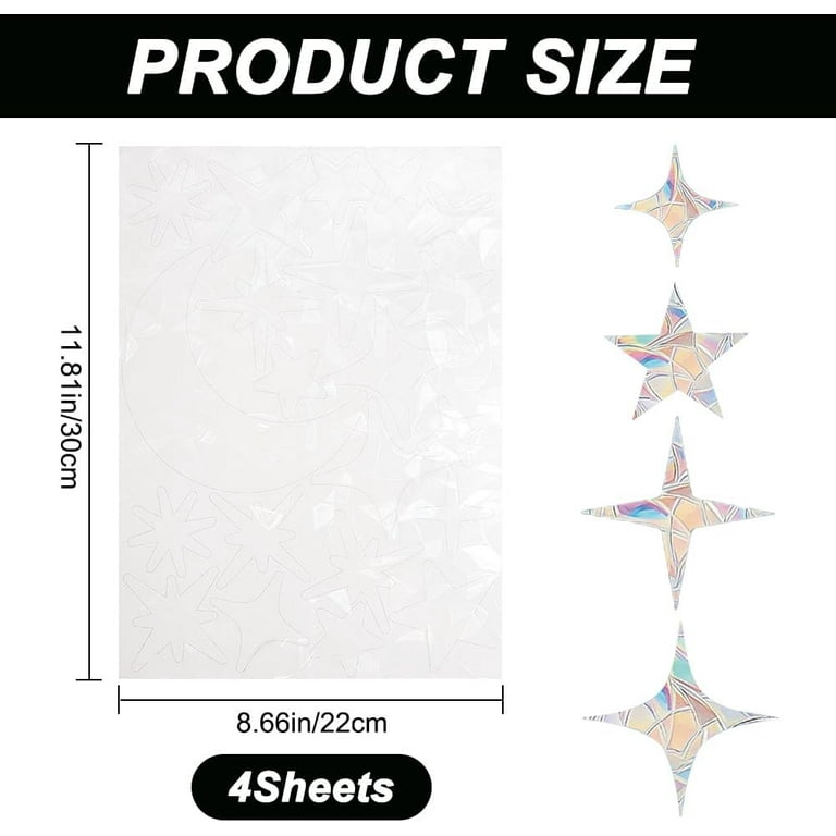 40 Pièces Stickers Fenetre Fenêtre Autocollants Anti-Collision,Anti Collision Oiseaux