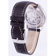 Zeppelin Men's Stainless Steel Leather Wristwatch, Multicolor, Model 7656-1 76561