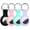 Black/Green/Pink/Purple, variant on Compatible with AirTag Case Keychain Air Tag Case Holder Silicone AirTags Key Ring Cases Air Tags Key Chain Compatible with Apple AirTag GPS Item Finders Accessories 4 Pack