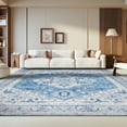 thumbnail image 3 of SAFAVIEH Brentwood Dimas Oriental Area Rug, Blue/Gray, 4' x 6', 3 of 12