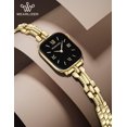 thumbnail image 2 of Wearlizer Slim Stainless Steel Watch Band Compatible with Apple Watch Bands 38/40/41/42/44/45/46/49mm Women Sculpted Link Bracelet Adjustable Strap for Series 11/10/9/8/7/6/5/4/3/SE/Ultra, 2 of 6