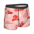 thumbnail image 3 of Disketp Cute Mushroom1 Men'S Boxer Briefs,Soft And Breathable Cotton Underwear With Comfortflex Waistband, 3 of 8