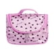 thumbnail image 1 of Bolsa de cosméticos perfecl con cremallera Rosa Patrones de corazones, 1 of 8