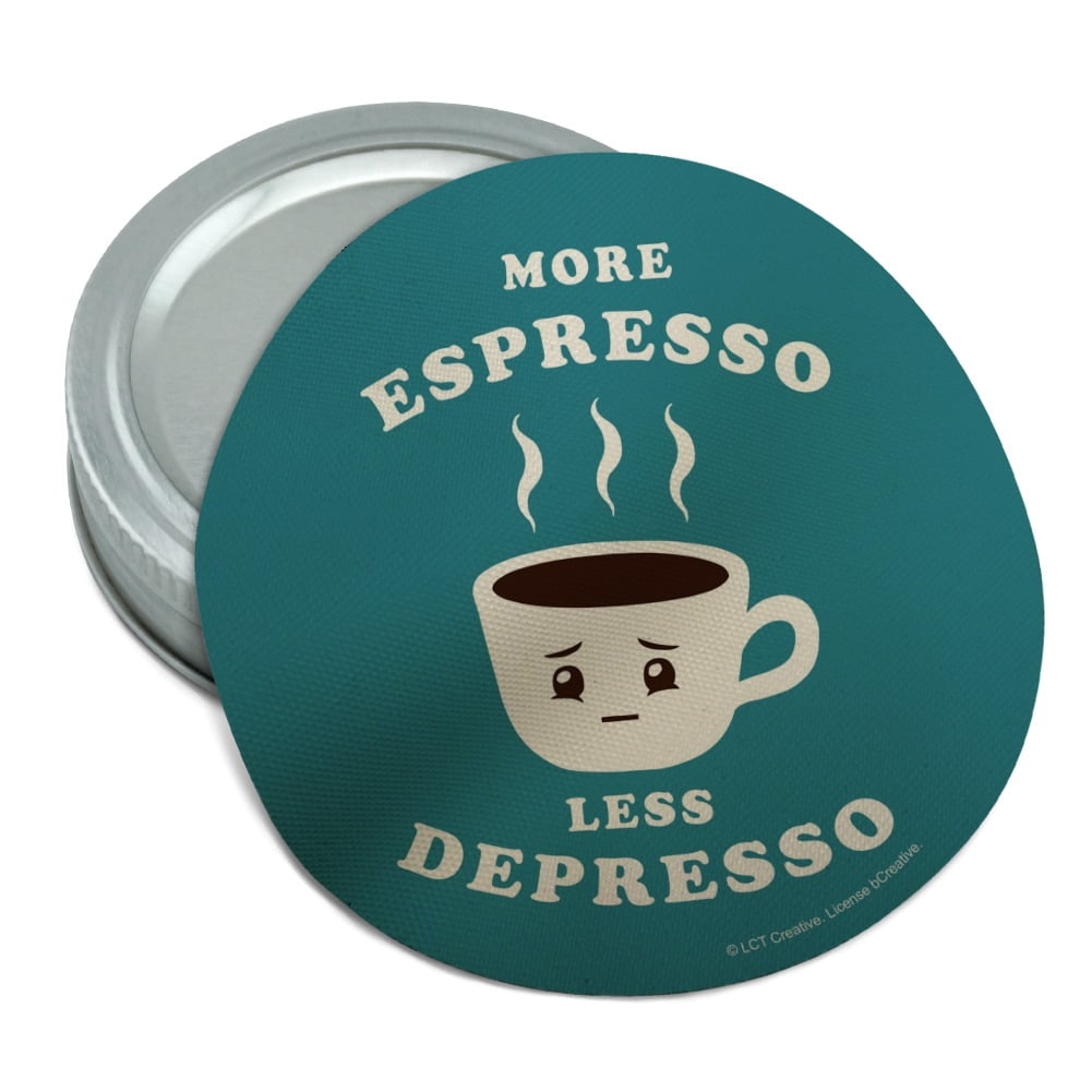The Hours Between Coffee and Wine Really Have No Purpose Funny Humor Round Rubber Non-Slip Jar Gripper Lid Opener