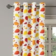 thumbnail image 2 of Ambesonne Colorful Grommet Curtain, Seasonal Fall Leaves, 50" x 96", Red Orange Yellow, 2 of 6