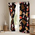 thumbnail image 3 of Castle Fairy Gingerbread Man Blackout Curtains Set of 2 (52x84 Each) for Children,Happy New Year Window Curtains,Merry Christmas Curtains and Drapes,Super Cozy Room Decor, 3 of 6
