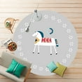 thumbnail image 1 of Cartoon Animals Pattern Play Mat Basket Waterproof Non-Slip Baby Floor Game Crawling Rugs Baby Gyms & Playmats, 1 of 4