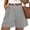 Gray, variant on BUIGTTKLOP Womens Dress Shorts Casual Elastic Waist Wide Leg Suit Tailored Shorts Summer Dressy Work Shorts with Pockets