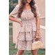 thumbnail image 2 of Vestido PRETTYGARDEN 2025 Floral de Verano con Escote Cuadrado Talle S - Blanco, 2 of 6