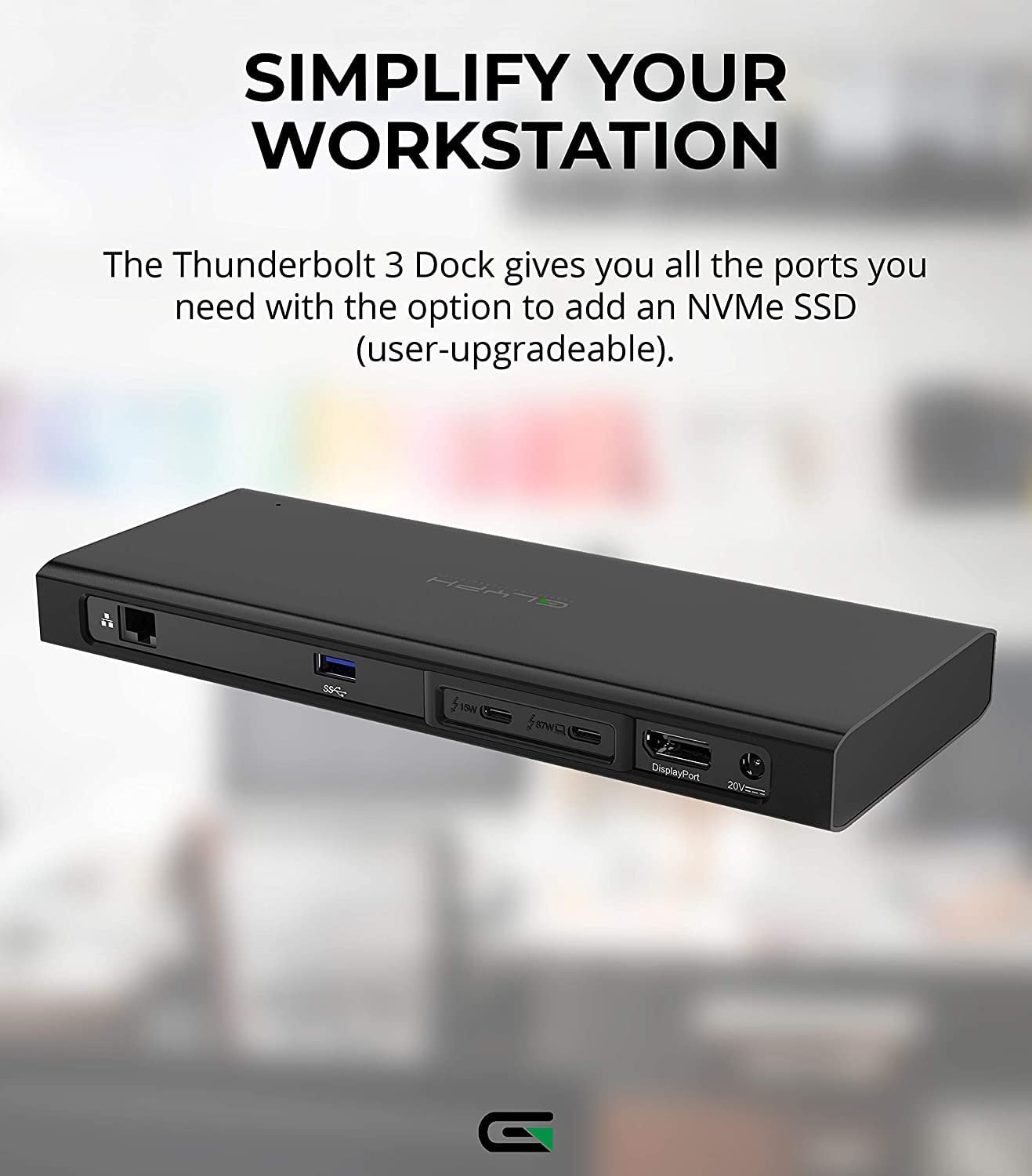 Glyph Thunderbolt 3 GLTB3DOCK NVMe Dock (0TB) - Walmart.com