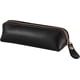 thumbnail image 1 of Estuche para lápices de piel negra, con cierre portátil para rotulres de pluma estilográfica, cambio de monedas, regalo para adultos, hombres y mujeres (negro), 1 of 3