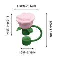 thumbnail image 3 of Guozer Decoration Straw Cap for Party Decor Flower Straw Toppers Dust-Proof Straw Caps for Water Bottle, 3 of 4