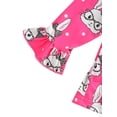 thumbnail image 5 of Little Girl Cartoon Pattern Print Round Neck Long Sleeve Tops+Ripped Jeans, 5 of 7