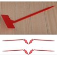 thumbnail image 1 of 50pcs Red Plastic T Shaped Plant Tags, 1 of 3