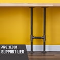thumbnail image 3 of 3/4 in. H Pipe Desk Legs - 1 Pack, 3 of 10