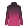 thumbnail image 4 of Pntutb moda mujer cuello en V invierno botón impresión manga larga suéter tops blusa Pntutb Pntutb-7366, 4 of 6