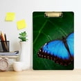 thumbnail image 6 of FMSHPON Butterfly Leaves Clipboard Hardboard Wood Nursing Clip Board and Pull for Standard A4 Letter 13x9 inches, 6 of 7