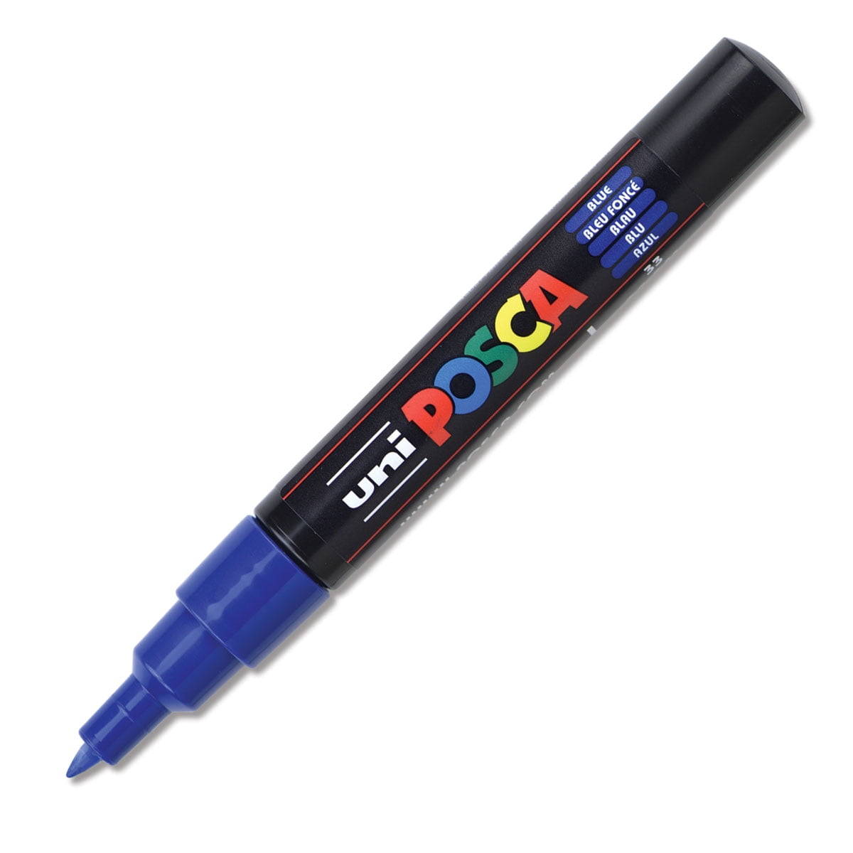 UniPosca Paint Marker Blue, XFine, Bullet Tip, 0.7 mm