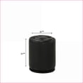 thumbnail image 5 of Vanity Stool, Glam Contemporary Round Swivel Button Tufted for Vanity Set | Black | Fabric, 5 of 5