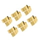 thumbnail image 5 of Inteprter ¡6 piezas! 6 uds. Anillo de servilleta de Metal soporte de boda hebilla de toalla Oro 2Conjunto, 5 of 6