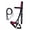 Black/Pink, variant on Horse Western Cob Leather Training Tack Bitless Sidepull Bridle w/ Reins 7711TL-C