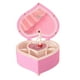 thumbnail image 2 of Caja de música Estuche de almacenamiento de joyas con bailarina giratoria Decoración del hogar para familiares y amigos Rosa, 2 of 10