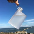 thumbnail image 4 of Botella de agua de plástico creativa, taza de agua A5, hervidor de agua portátil para deportes al aire libre para actividades escolares, deportes al aire libre (BLANCO), 4 of 5