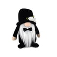 thumbnail image 2 of TONGYIJIA Wedding Gnome Couple, Bride Groom Lint Dolls Romantic Decor, Engagement Party Supplies Table Centerpiece for Bridal Shower Gift, 2 of 6