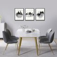 Fresh Look at General Black Framed Wall Art 3 Piece Abstract Geometric Wall